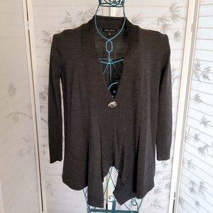 Cable and gauge womens cardigan sweater